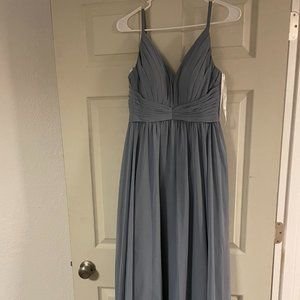 Dusty Blue Alia Bridesmaid Dress Size 4